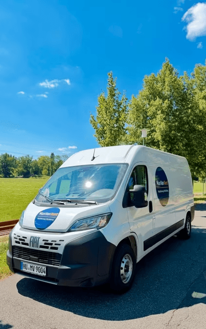 Fiat Ducato L3H2 von MaxVan Rent im Einsatz