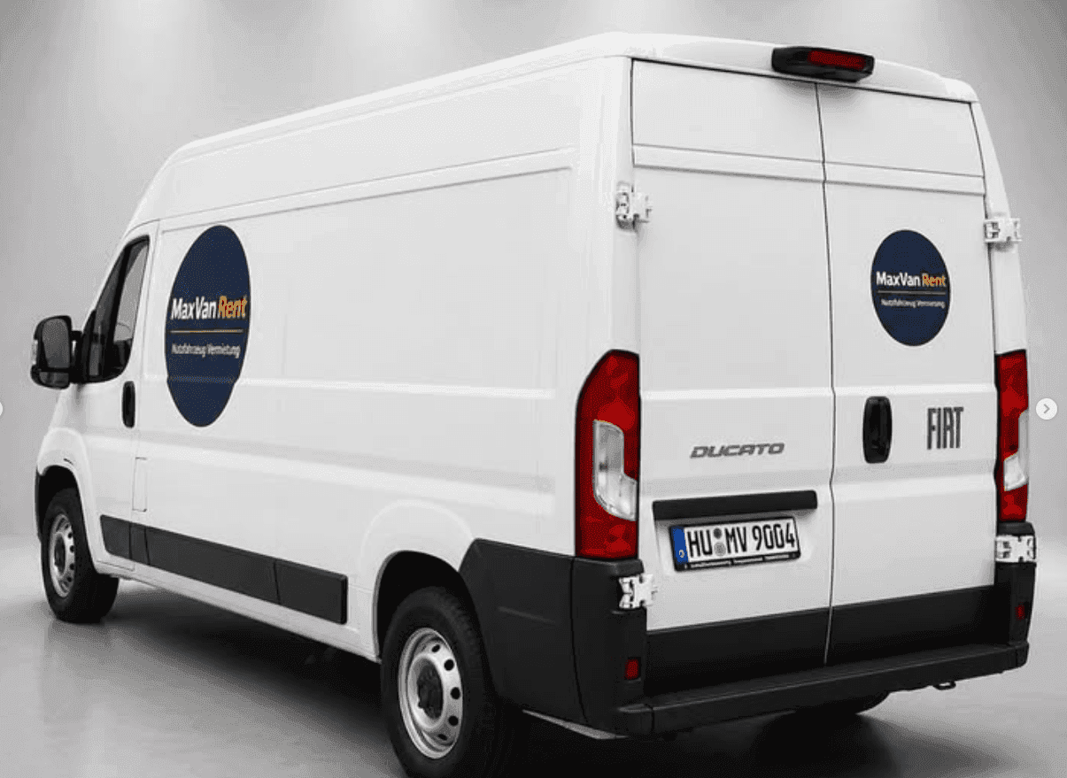 Fiat Ducato L3H2 Heckansicht mit Flügeltüren